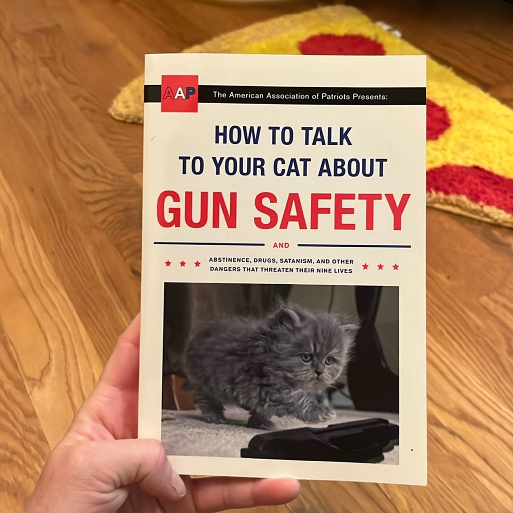 How to talk to your cat about gun safety book